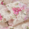 Babydoll em tule e renda com estampado Pretty Flowers Babydoll em tule e renda com estampado Pretty Flowers