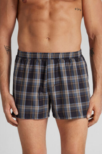 Boxers com detalhes estampados