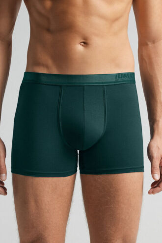 Boxers de algodão mercerizado premium com logótipo