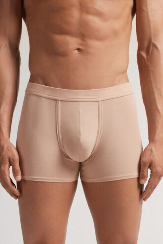 Boxers de algodão natural fresco