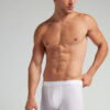 Boxers de algodão natural fresco