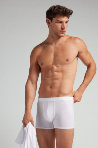 Boxers de algodão natural fresco Boxers de algodão natural fresco