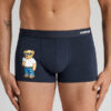 Boxers de algodão superior com estampado de ursinho a comer gelado Boxers de algodão superior com estampado de ursinho a comer gelado
