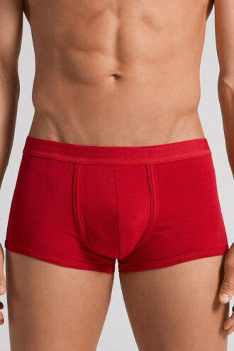 Boxers de algodão superior com logótipo