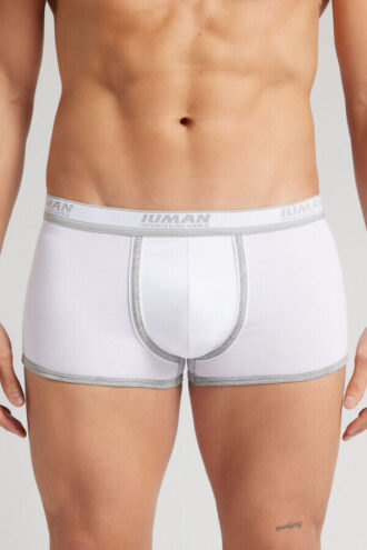 Boxers de algodão superior com logótipo