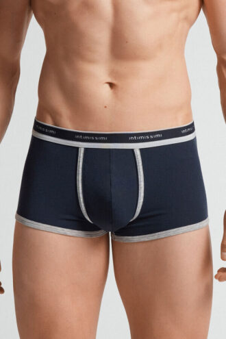 Boxers em algodão fresco natural com logótipo