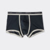 Boxers em algodão fresco natural com logótipo Boxers em algodão fresco natural com logótipo