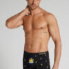 Boxers em algodão superior com estampado de garrafas de cerveja Boxers em algodão superior com estampado de garrafas de cerveja