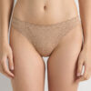 Brazilian microfiber lace underwear