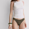 Brazilian microfiber lace underwear
