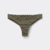 Brazilian microfiber lace underwear