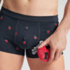 Brinquedo de pelúcia com coração em forma de cadeado Cuecas boxer em algodão superior Brinquedo de pelúcia com coração em forma de cadeado Cuecas boxer em algodão superior