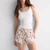 Calções de seda com estampado Pretty Flowers Calções de seda com estampado Pretty Flowers