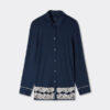 Camisa com botões Pretty Flowers em modal Camisa com botões Pretty Flowers em modal