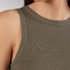 Camisola com costura em algodão superior Camisola com costura em algodão superior