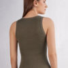 Camisola com costura em algodão superior Camisola com costura em algodão superior