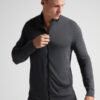 Camisola com fecho em seda e modal Camisola com fecho em seda e modal