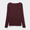 Camisola com gola redonda em modal leve com lamé de caxemira Camisola com gola redonda em modal leve com lamé de caxemira