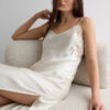 Camisola longa de seda Ethereal Embrace Camisola longa de seda Ethereal Embrace