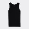 Camisola sem mangas com gola redonda em algodão extrafino superior Camisola sem mangas com gola redonda em algodão extrafino superior