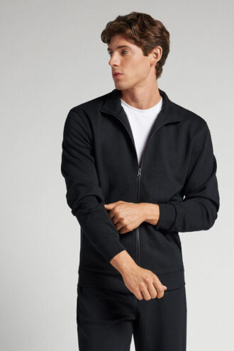Camisola técnica com fecho Camisola técnica com fecho