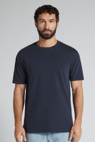 Coleção Lavada T-shirt em piqué
