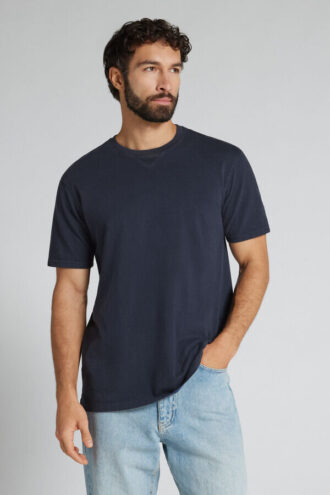 Coleção Lavada T-shirt em piqué