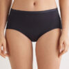 Cueca de cintura alta em microfibra e renda Cueca de cintura alta em microfibra e renda