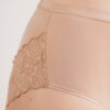 Cueca de cintura alta em microfibra e renda Cueca de cintura alta em microfibra e renda