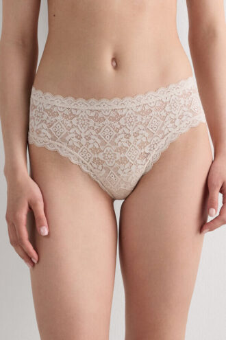 Cueca hipster Brazilian de renda
