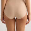 Cueca hipster modeladora de cintura alta em microfibra sem costuras Cueca hipster modeladora de cintura alta em microfibra sem costuras