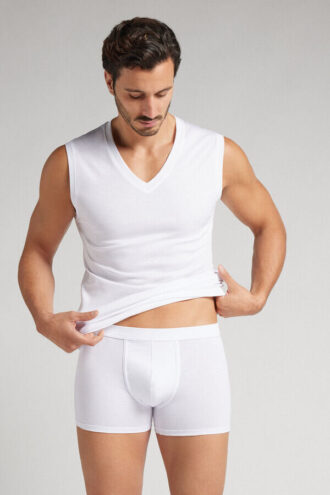 Cuecas boxer de algodão premium