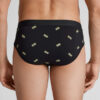 Cuecas de algodão superior com estampado Money Cuecas de algodão superior com estampado Money