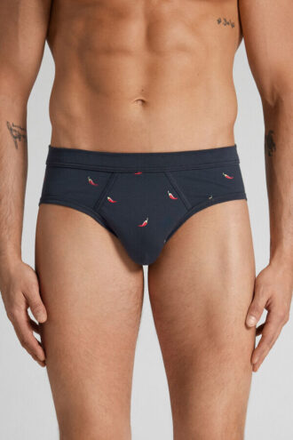 Cuecas em algodão superior com estampado Hot Pepper
