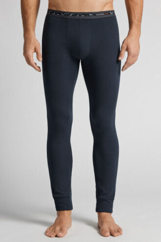 Leggings em modal e caxemira