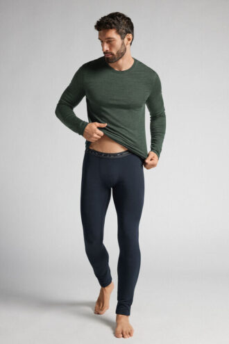 Leggings em modal e caxemira