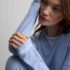 Pijama comprido com acabamento em renda em modal
