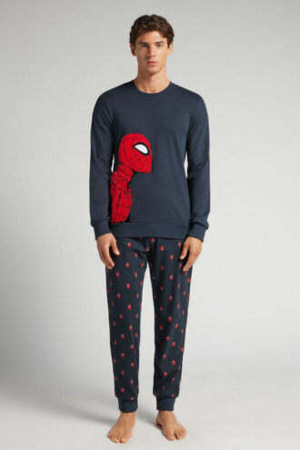 Pijama comprido de algodão Spider-Man Marvel