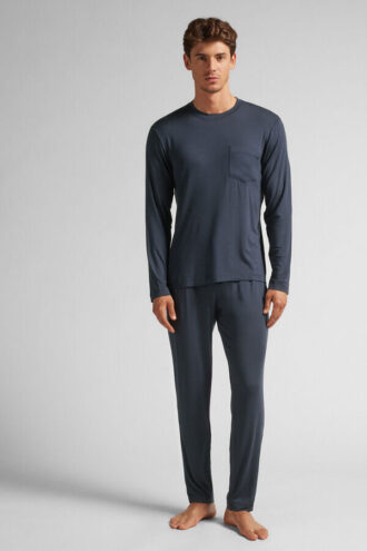 Pijama comprido em micromodal