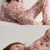 Pijama comprido Fresh Bamboo com estampado floral Pijama comprido Fresh Bamboo com estampado floral