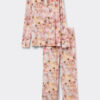 Pijama comprido Fresh Bamboo com estampado floral Pijama comprido Fresh Bamboo com estampado floral