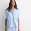 Pijama curto Chambray Ni em algodão e modal Pijama curto Chambray Ni em algodão e modal