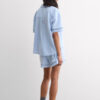 Pijama curto Chambray Ni em algodão e modal Pijama curto Chambray Ni em algodão e modal