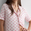 Pijama curto com botões Love Club Modal Pijama curto com botões Love Club Modal