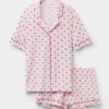 Pijama curto com botões Love Club Modal Pijama curto com botões Love Club Modal