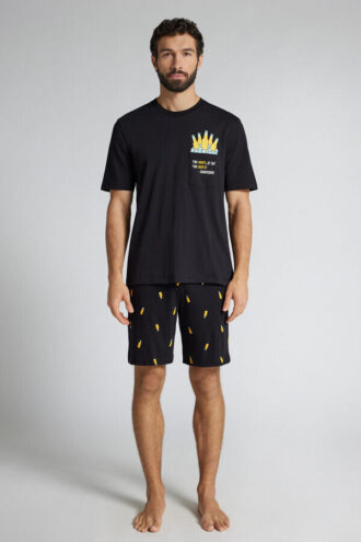 pijama curto de algodo com estampado beer 1 330x495 - Pijama curto de algod&atilde;o com estampado Beer