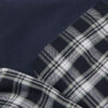 Pijama curto em tecido xadrez e algodão