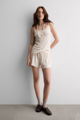 Pijama curto Sweet Pointelle