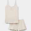 Pijama curto Sweet Pointelle Pijama curto Sweet Pointelle