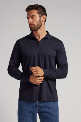 Polo em algodão mercerizado premium
